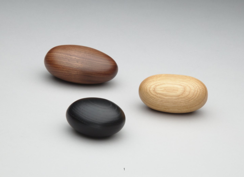 ידית כפתור עץ Pebble Small אלון 6915 - 64 מ