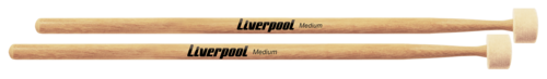זוג מאלטס לתופים MALLETS עם FELT HEAD מבית LIVERPOOL