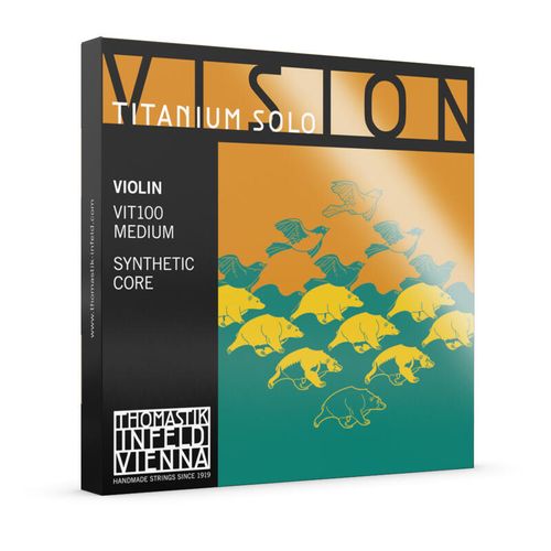 סט מיתרי כינור תומסטיק Vision טיטניום Solo
