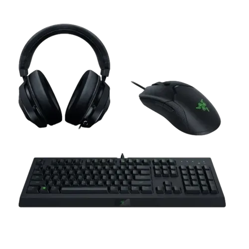 חבילת עכבר גיימינג Viper+מקלדת גיימינג Cynosa Lite+אוזניות RAZER Kraken X lite