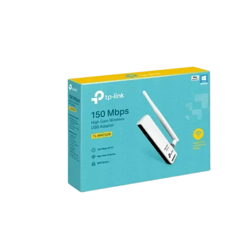 כרטיס אלחוטי 150Mbps High Gain Wireless USB TL-WN722N מבית TP-LINK