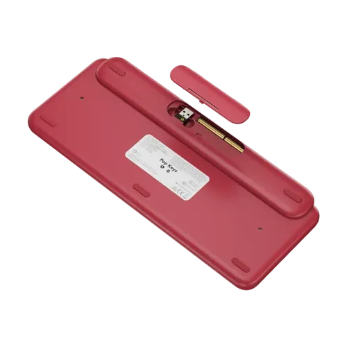 מקלדת מכאנית אלחוטית אודם, ורוד LOGITECH POP Keys