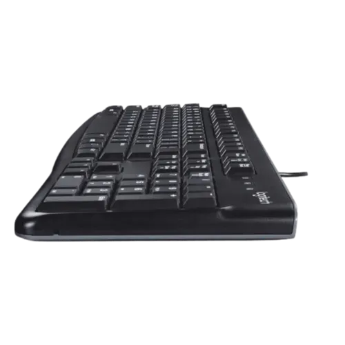מקלדת חוטית Logitech K120 USB שחור