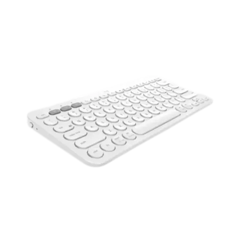 מקלדת Bluetooth בצבע לבן מבית Logitech דגם K380