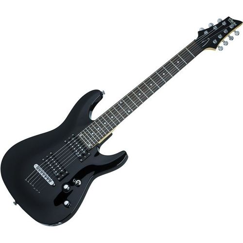 גיטרה חשמלית Schecter Omen-7 BLK