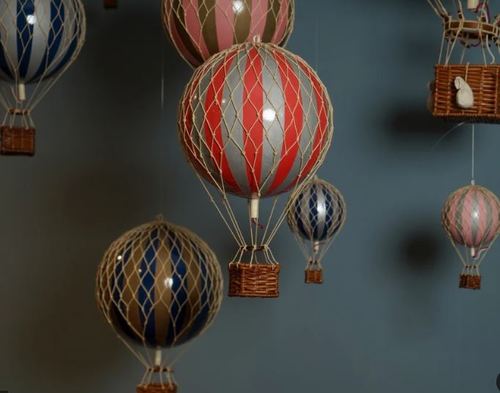  כדור פורח שחור  TRAVELS LIGHT Balloon 