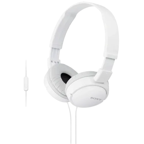 אוזניות מבית SONY דגם MDR ZX110LP/W צבע לבן