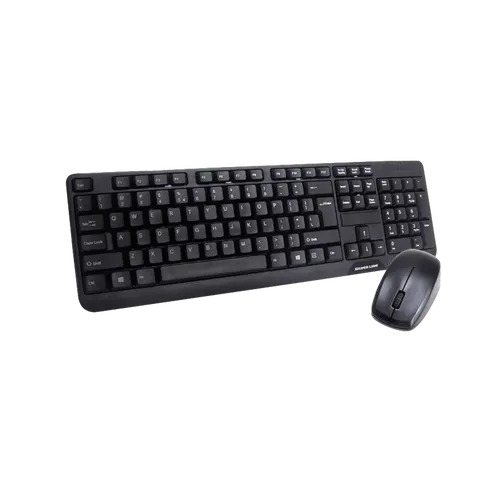 סט מקלדת ועכבר אלחוטי בערבית WKM-1603HEA Silver Line