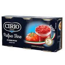 שלישיית עגבניות POLPE חתוכות CIRIO