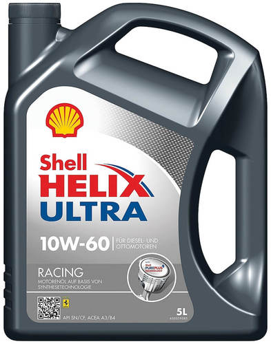 ‏שמן מנוע Shell Helix Ultra 10W-60 Racing | ‏5 ליטר