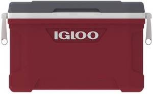צידנית קשיחה 49 ליטר צבע אדום IG50340 LATITUDE מבית IGLOO