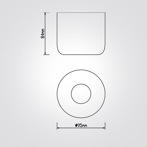 צילנדר נחמי 10W שחור CCT