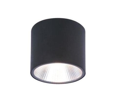 צילינדר תקרה שחור LED 20W מוגן מים IP54