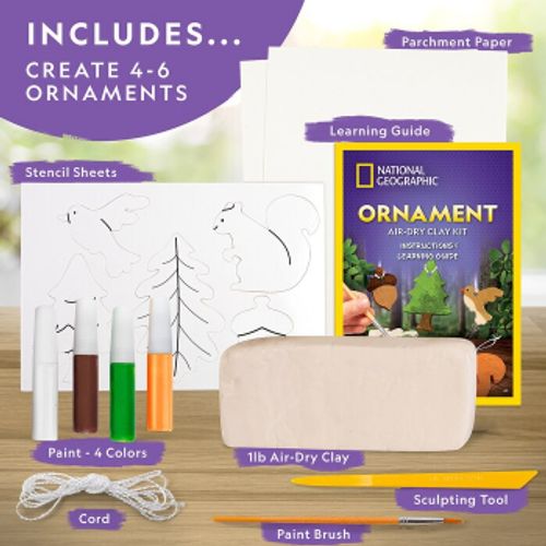 National Geographic Air -Dry Clay Pottery Craft kit