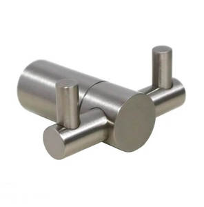 קולב כפול למגבת ניקל מוברש STYLO