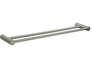 מוט מגבת כפול ניקל מוברש 60 ס”מ STYLO