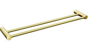 מוט מגבת כפול זהב מט 60 ס”מ STYLO
