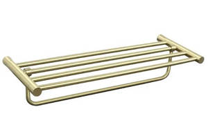 מדף מגבות 60 ס”מ זהב מט STYLO