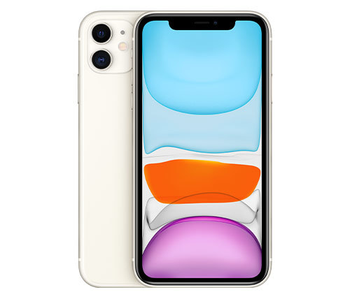 אייפון Apple iPhone 11 128GB בצבע לבן- שנה אחריות במעבדה הרשמית שלנו 