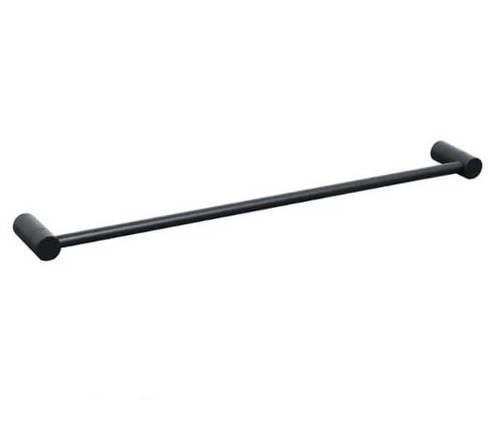 מוט מגבת בודד שחור מט 60 ס”מ STYLO
