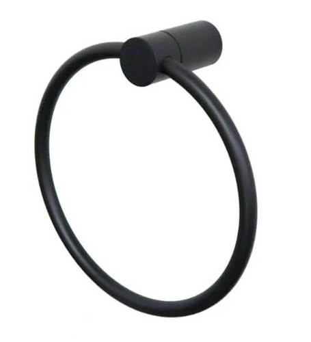 טבעת מגבת שחור מט STYLO