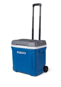 צידנית 28 ליטר כחול עם גלגלים וידית IG34658 IGLOO Latitude