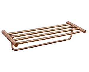 מדף מגבות 60 ס”מ רוז גולד STYLO