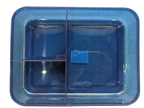 קופסת אוכל מחולקת ל 3 תאים עם נעילת קליפסים - מפלצות