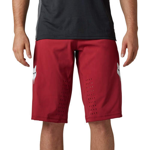 מכנס רכיבה קצר פוקס אדום - FOX RACING DEFEND SHORTS V23
