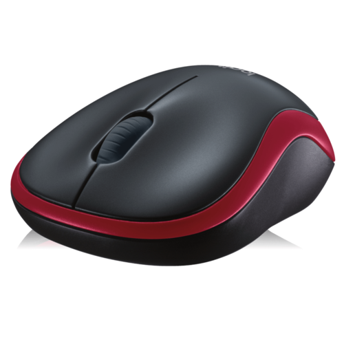 עכבר אלחוטי Logitech Wireless Mouse M185 Retail אדום