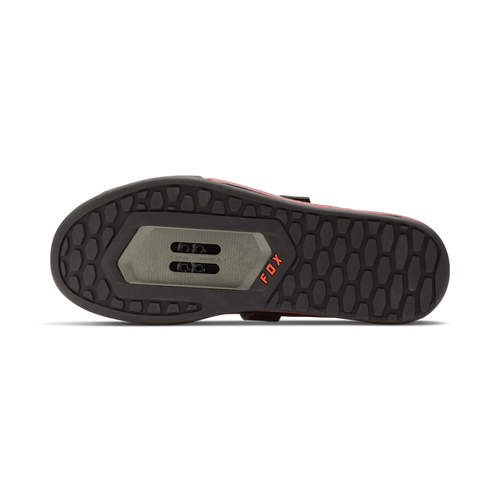 נעלי רכיבה פוקס לקליטים אדום - FOX UNION CLIPLESS SHOE V23 