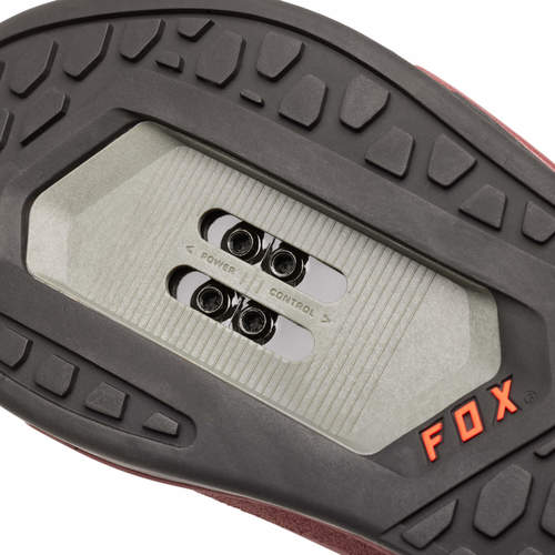 נעלי רכיבה פוקס לקליטים אדום - FOX UNION CLIPLESS SHOE V23 