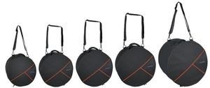 סט תיקים מרופד ואיכותי PREMIUM-231610 לתופים 5 חלקים 22" מבית GEWA (Germany)