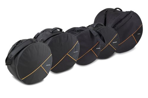 סט תיקים מרופד ואיכותי PREMIUM-231610 לתופים 5 חלקים 22