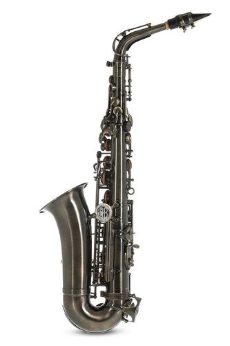 סקסופון אלט מצופה antique lacquered של המותג ROY BENSON AS-202A כולל תיק RB700611 מבית GEWA (Germany)