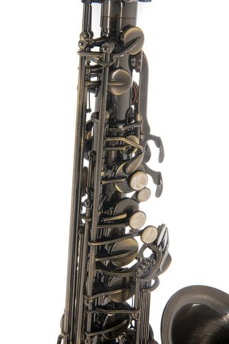 סקסופון אלט מצופה antique lacquered של המותג ROY BENSON AS-202A כולל תיק RB700611 מבית GEWA (Germany)