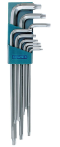 סט מפתחות טורקס עם חור ארוך 9 יח SIGNET