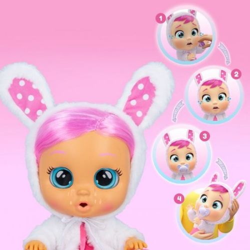 בובה אינטראקטיבית בוכה ומזילה דמעות מסדרת Cry Babies Dressy - קוני
