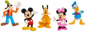חבילת 5 בובות דיסני קלאסיות: מיקי, מיני, גופי, דונאלד ופלוטו