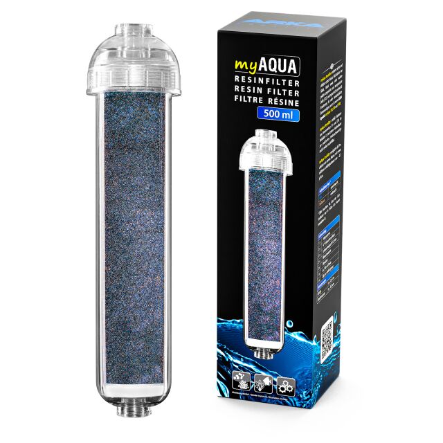 ארקה מחסנית שרף שקופה לאוסמוזה 500 מ"ל ARKA Resin Filter