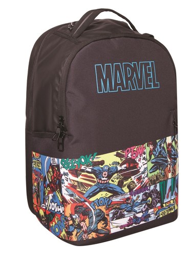 תיק Marvel Comics שחור/כחול