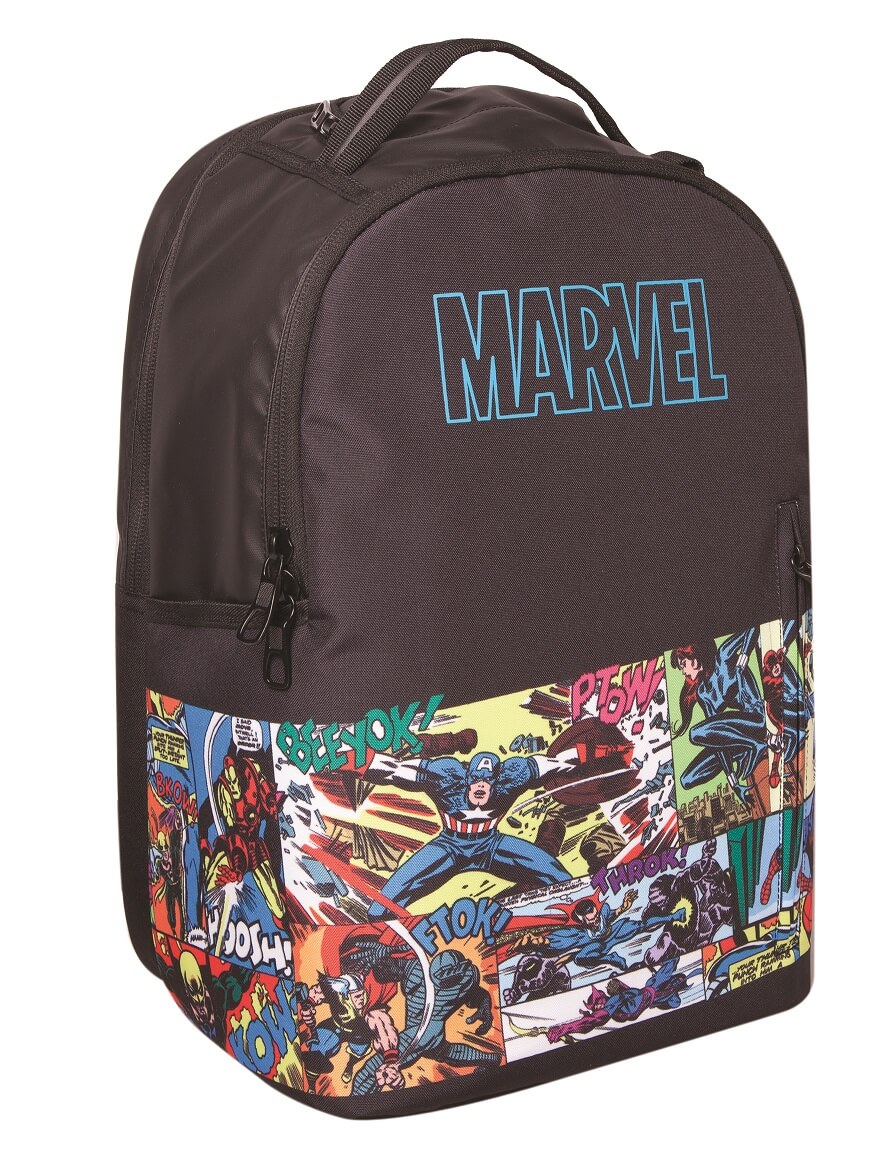 תיק Marvel Comics שחור/כחול