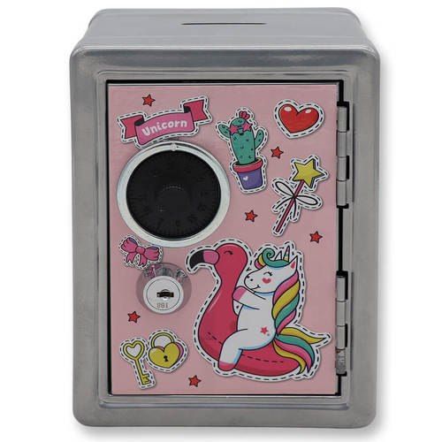 קופה כספת עם נעילת קוד או מפתח - חד קרן