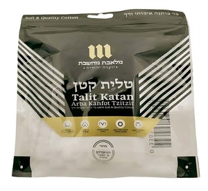 טלית קטן – מבוגרים – 100% מידה 4 כותנה מבית מלאכת מחשבת