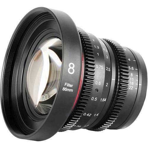 עדשת קולנוע Meike MFT Prime Cine 8mm T2.9 רשמי