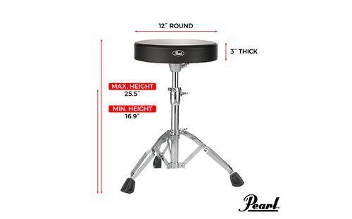 זוית נוספת Pearl D790 Double Braced Drum Throne