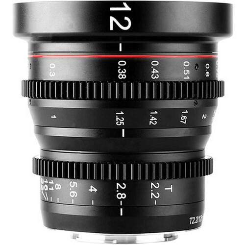 עדשת קולנוע Meike MFT Prime Cine 12mm T2.2 רשמי