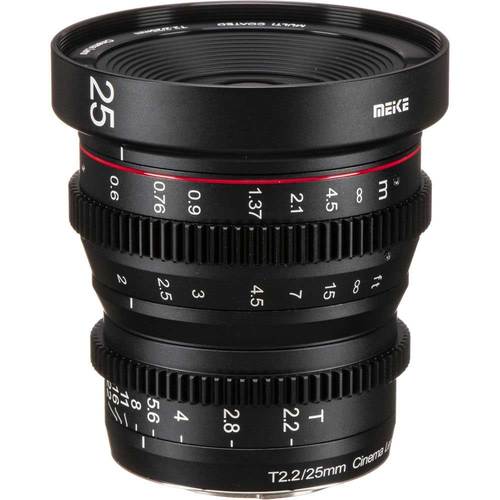 עדשת קולנוע Meike MFT Prime Cine 25mm T2.2 רשמי