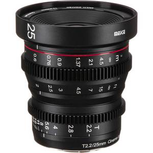 עדשת קולנוע Meike MFT Prime Cine 25mm T2.2 רשמי