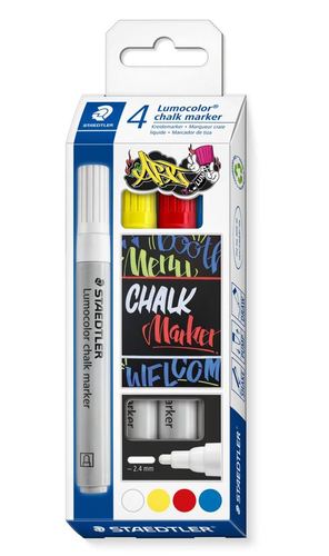 טושי גיר STAEDTLER - סט 4 צבעים